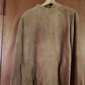 Suede Women's Cape Natural Beige